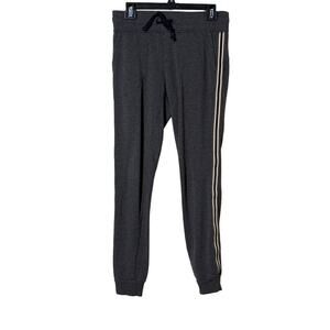 Betsey Johnson Jogger Womens Small Dark Grey Elastic Tie Waist